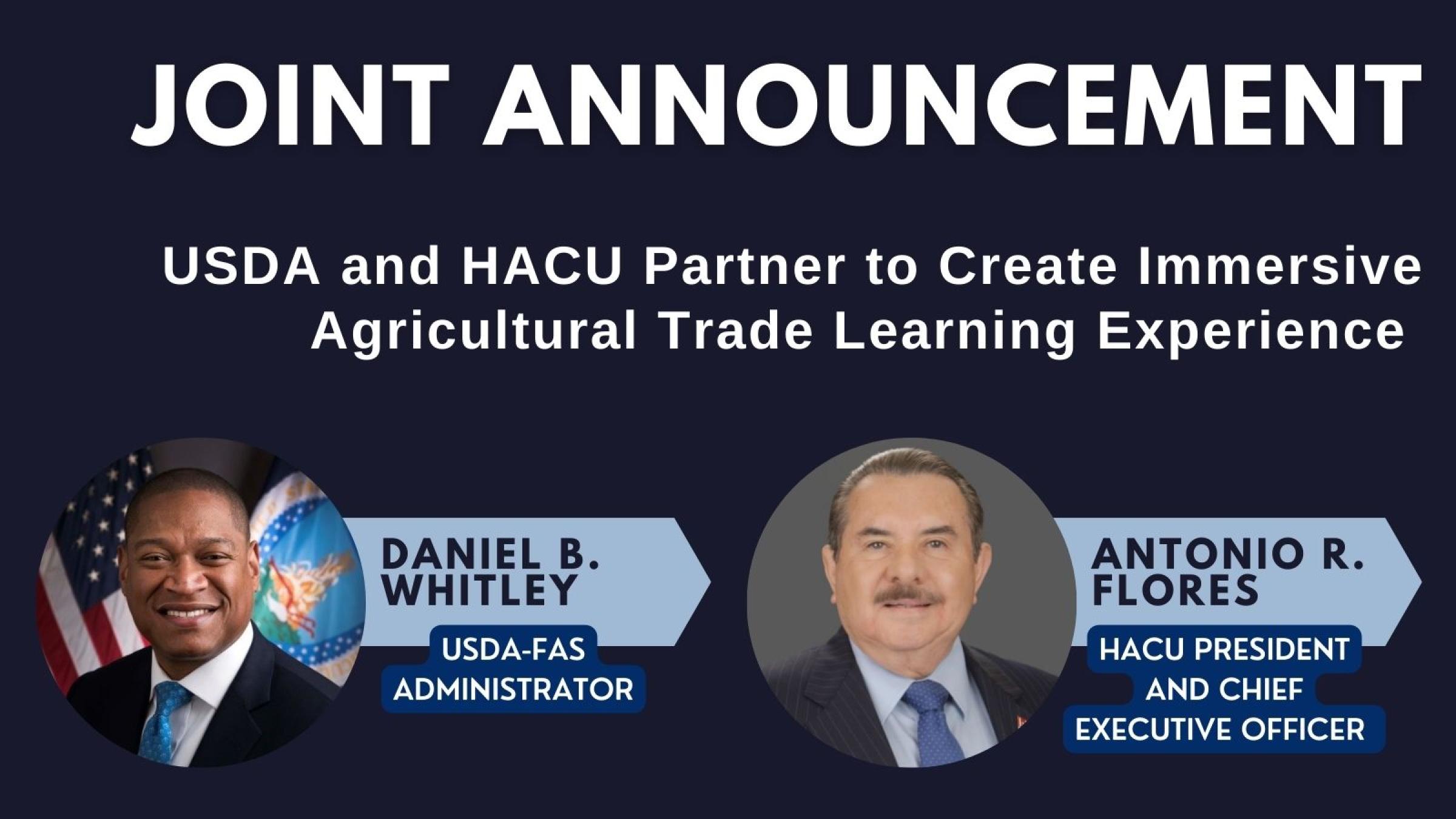 FAS-HACU Joint Announcement