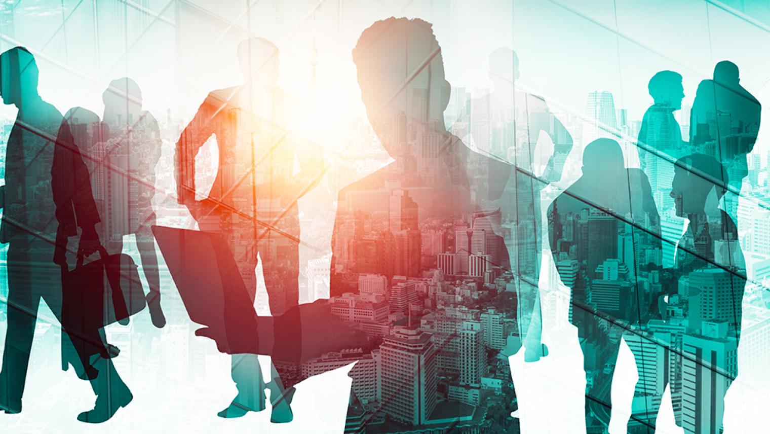 Illustration representing an FAS virtual trade event