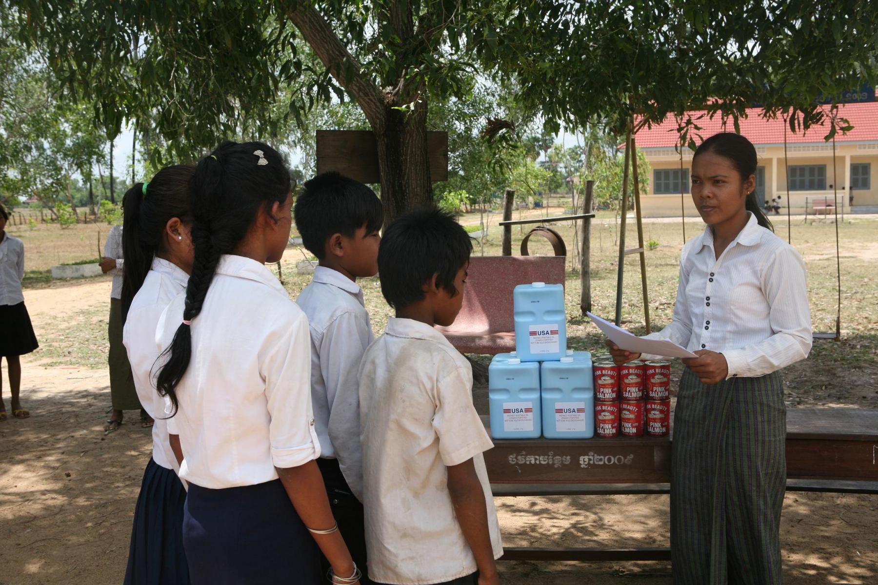 School Enrollment in Cambodian Province Increases 70 Percent with USDA Support